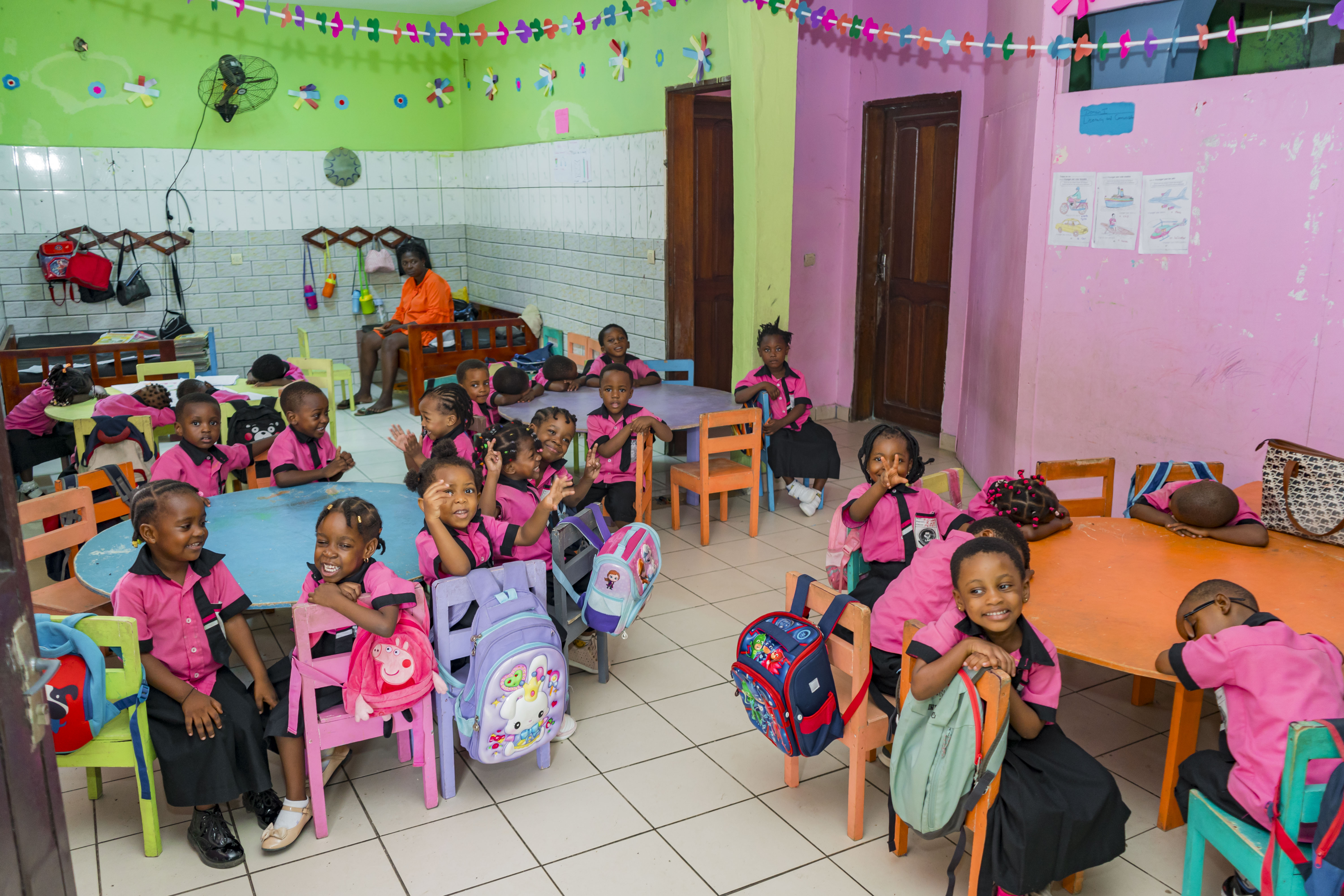Élèves en classe