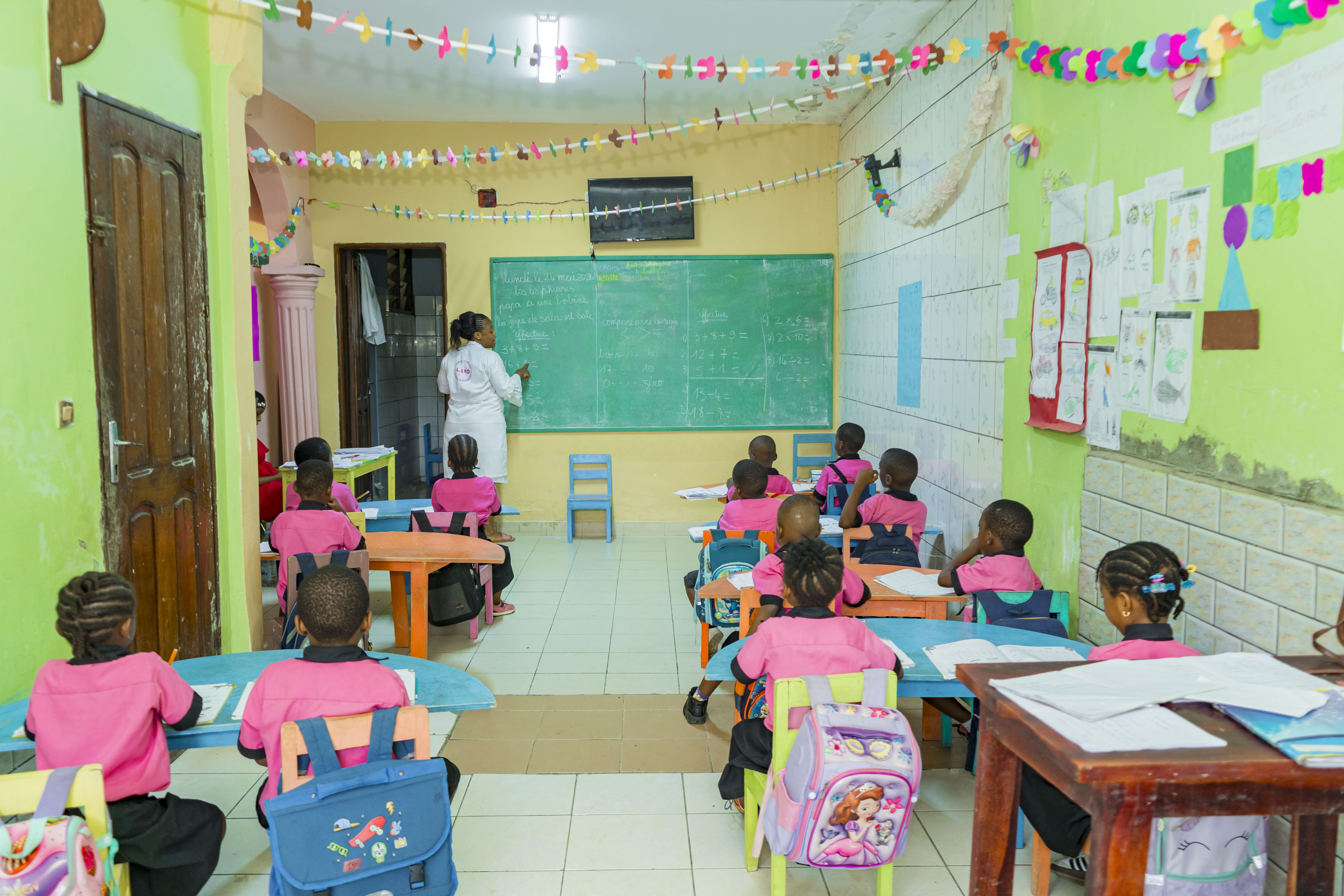 Activité pédagogique en classe